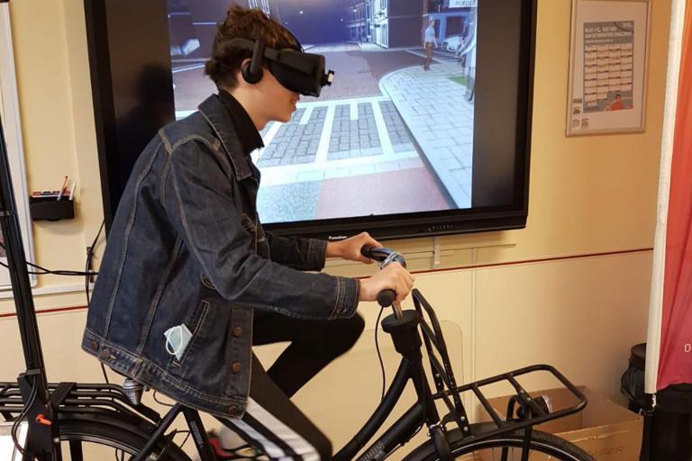 Virtual Reality (VR) fietsen